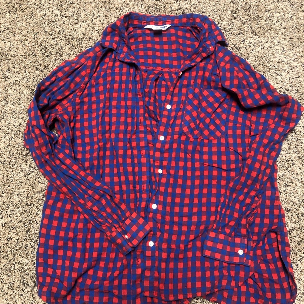 Old Navy checked Button Up